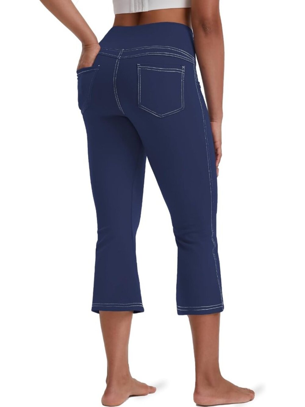 Bootcut Yoga Leggings with 4 Pockets - Flare Pants for Comfort & Style
